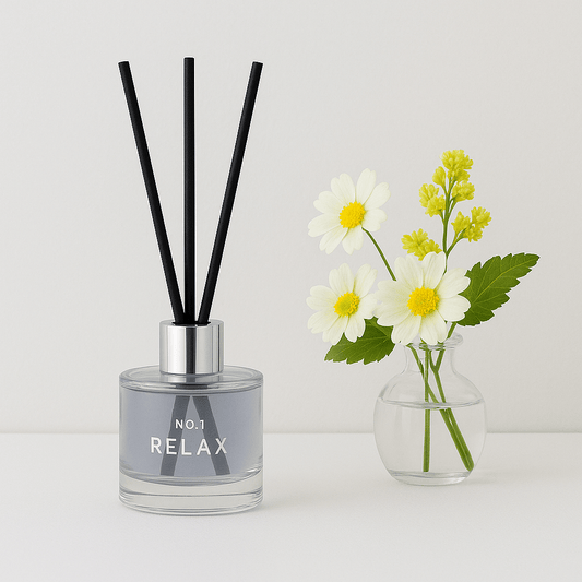 Trio Reed Diffuser Set – Lavender & Geranium, Jasmine & White Tea, Lemongrass & Ginger | 3x150ml Scented Oil Gift Box - Yours Amora