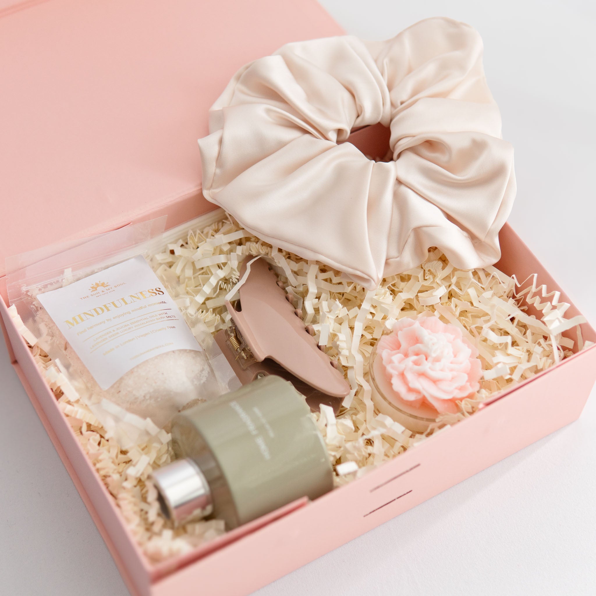 Blush & Bloom – Self - Care Gift Box in Blush Tones - Yours Amora