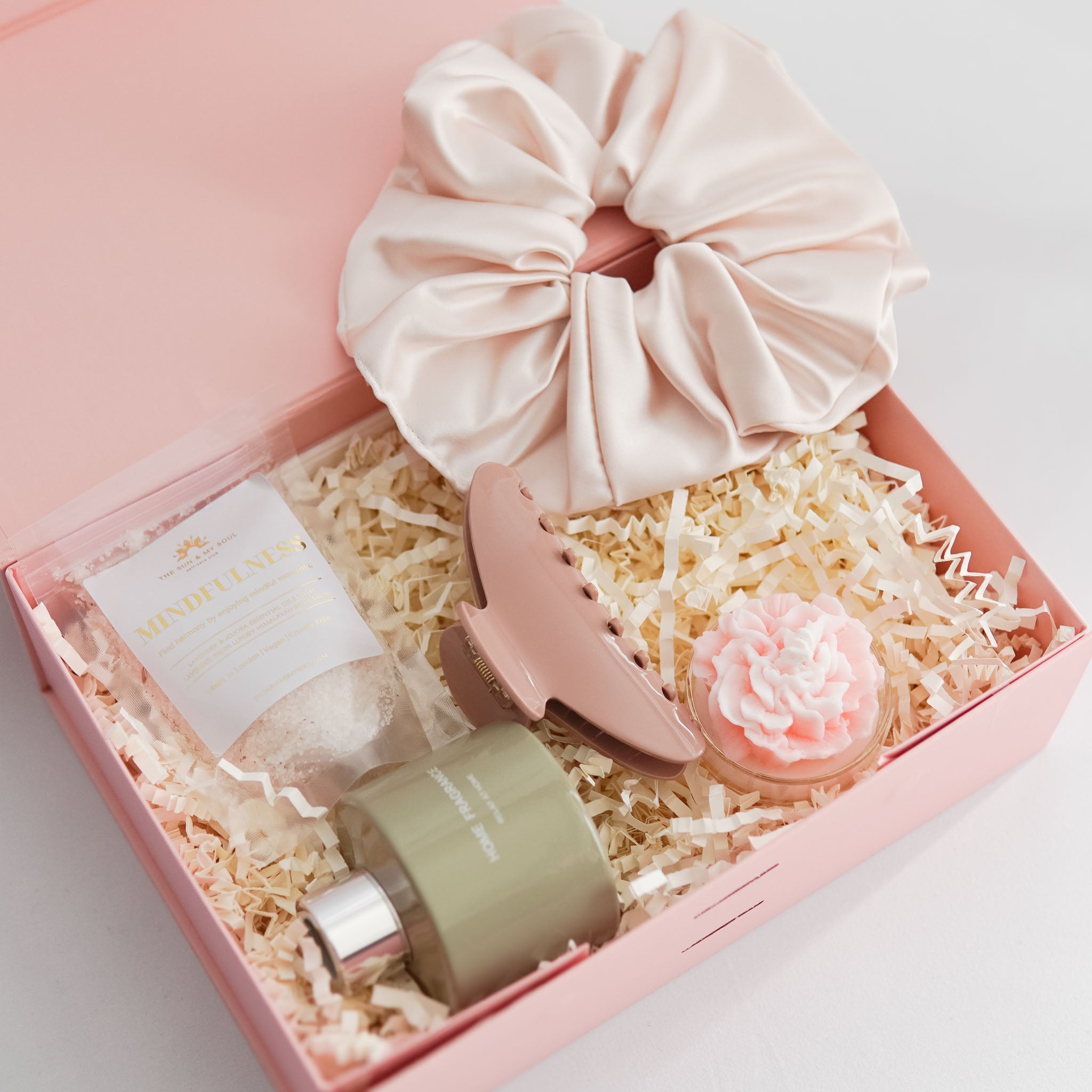 Blush & Bloom – Self - Care Gift Box in Blush Tones - Yours Amora
