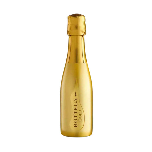 Bottega Gold Prosecco Mini – 20cl Sparkling Wine in Gold Bottle - Yours Amora