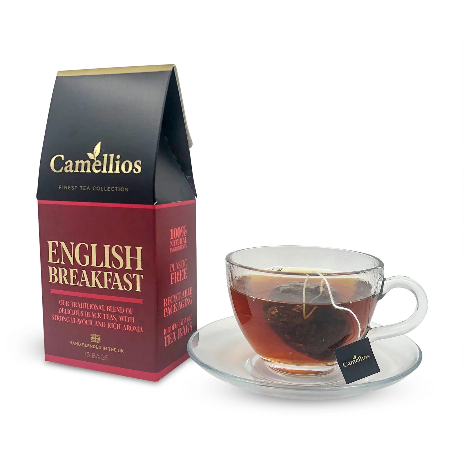 Jasmine & Mint Green Tea | Eco - Friendly Pyramid Tea Bags | Great Taste Winner - Yours Amora