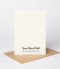 Romantic Pink Floral “Thanks A Lot!” Greeting Card - Yours Amora