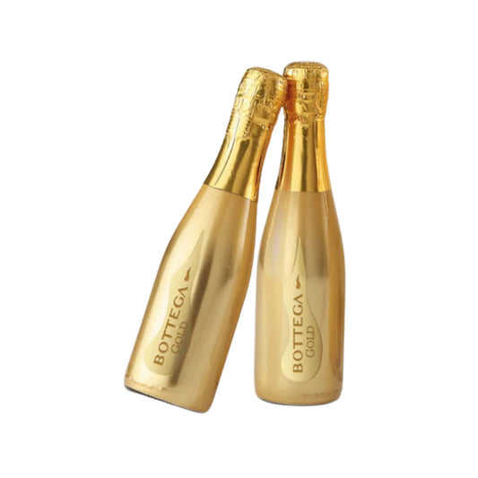 Bottega Gold Prosecco Mini – 20cl Sparkling Wine in Gold Bottle - Yours Amora