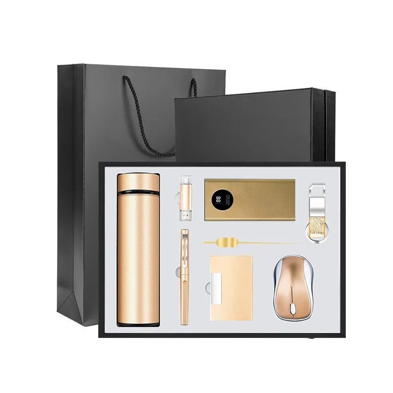 Personalised Luxury 8 - in - 1 Custom Corporate Gift Set – Personalised Business Essentials - Yours Amora